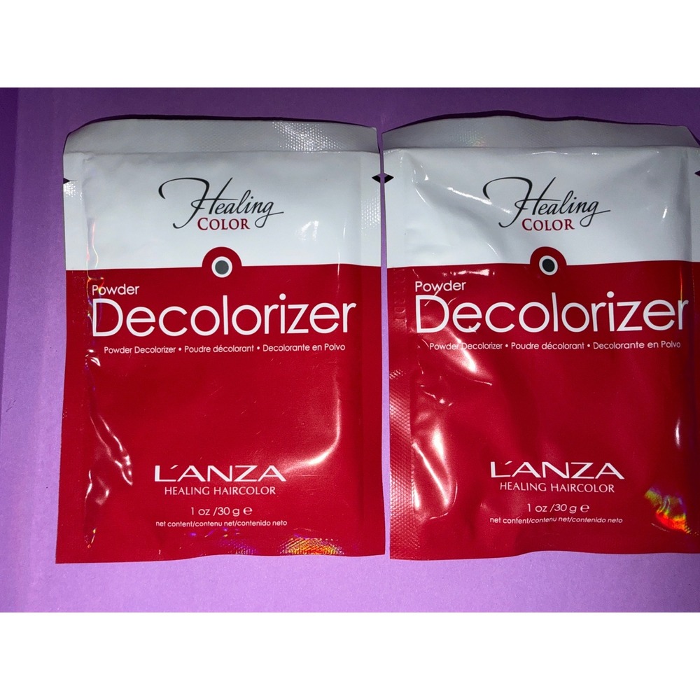 Lanza Powder Decolorizer Healing Color Professional Hair Lightener 2 Packets